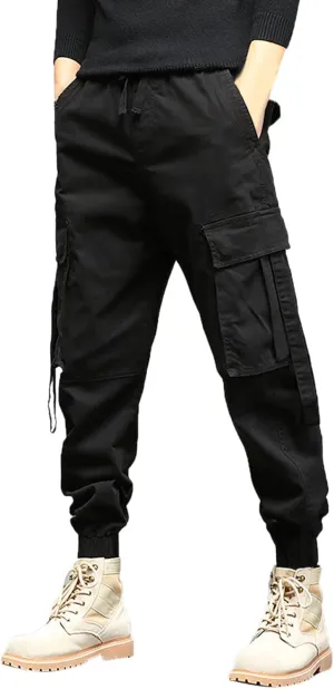 Mens Workout Cargo Sweatpants Sweatpants Long Pants Workout Trousers Men's Fleece Sweatpants Cotton Soft Sherpa Lined