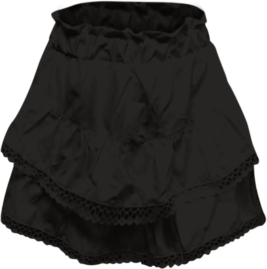 Mini Skirts for Women High Waisted Flowy Shorts for Women Casual Boho Ruffled Tiered Pleated Crochet Tennis Skorts Cute