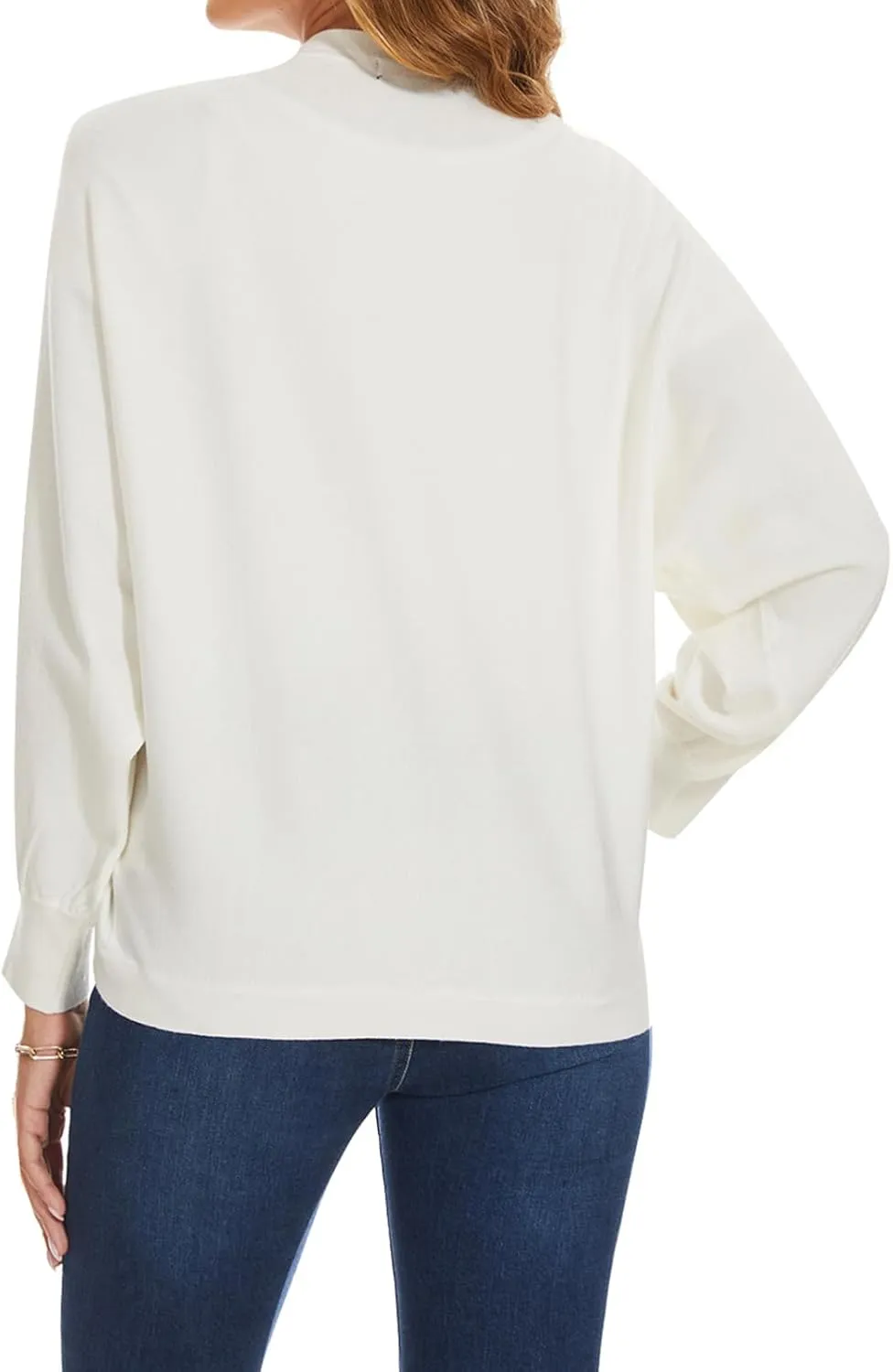 MINTLIMIT Women's Cardigan Sweaters Batwing Long Sleeve Lightweight Cropped Bolero Shrugs Open Front Knit Sweaters