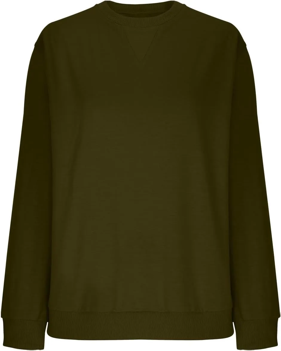 Oversized Crewneck Sweatshirt For Women Fall Fashion 2024 Casual Loose Soft Pullover Tops Long Sleeve y2k Clothes