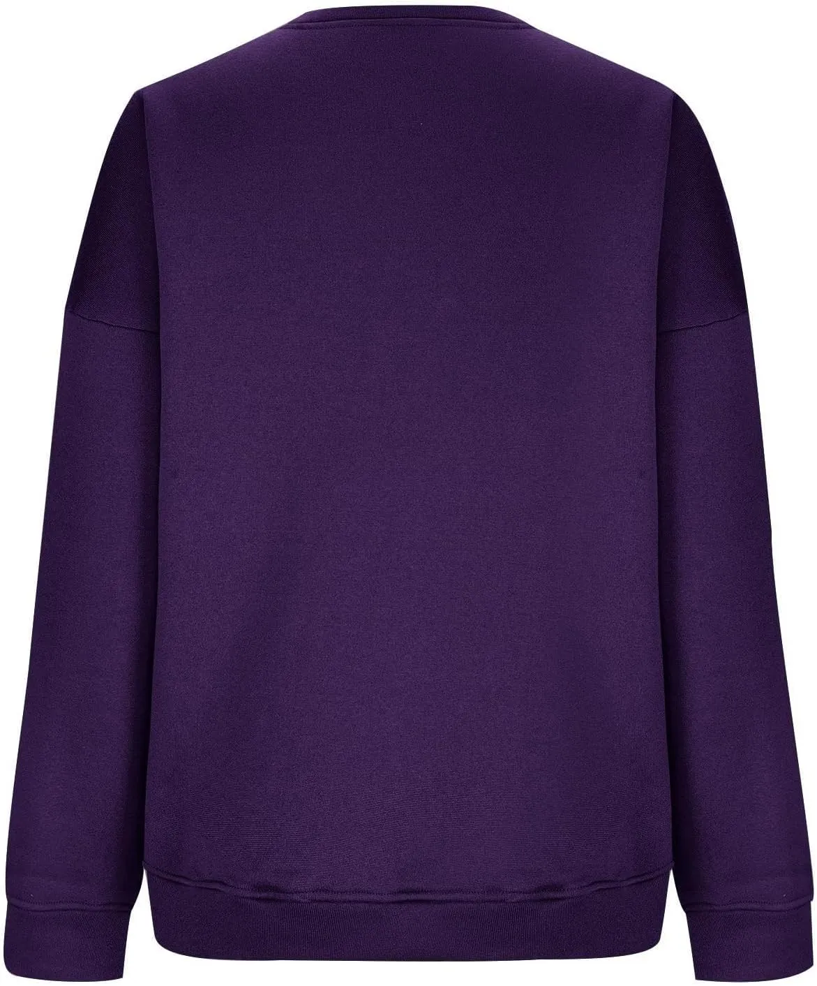 Oversized Crewneck Sweatshirts Women Loose Fit Drop Shoulder FLeece Hoodie Preppy Casual Long Sleeve Pullover Sweaters