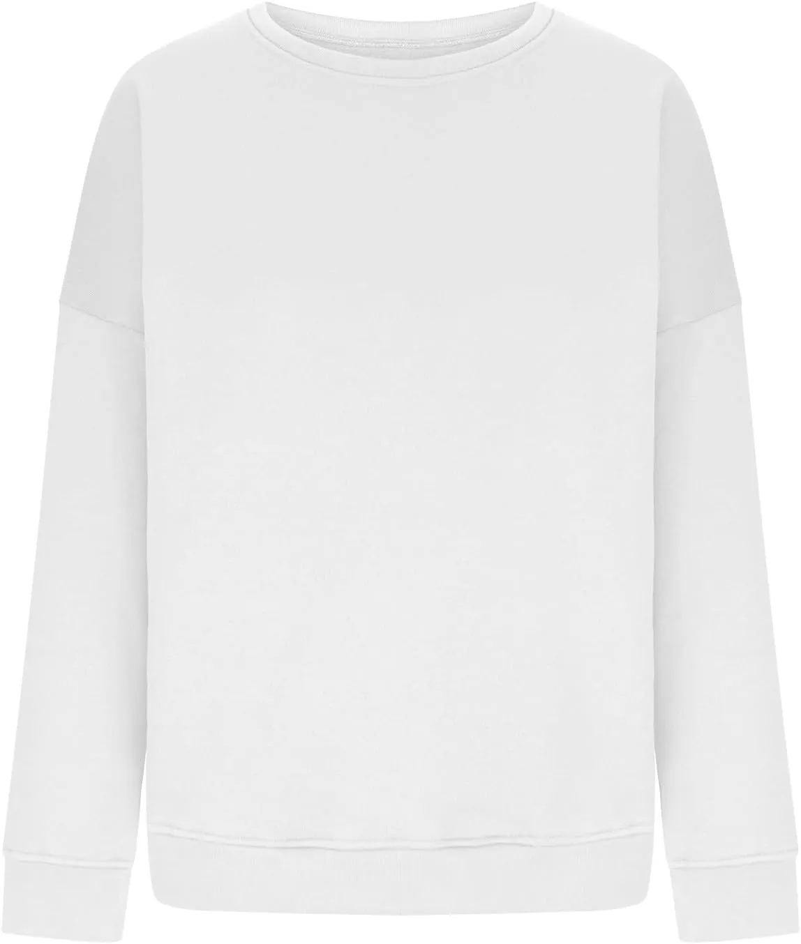 Oversized Crewneck Sweatshirts Women Loose Fit Drop Shoulder FLeece Hoodie Preppy Casual Long Sleeve Pullover Sweaters