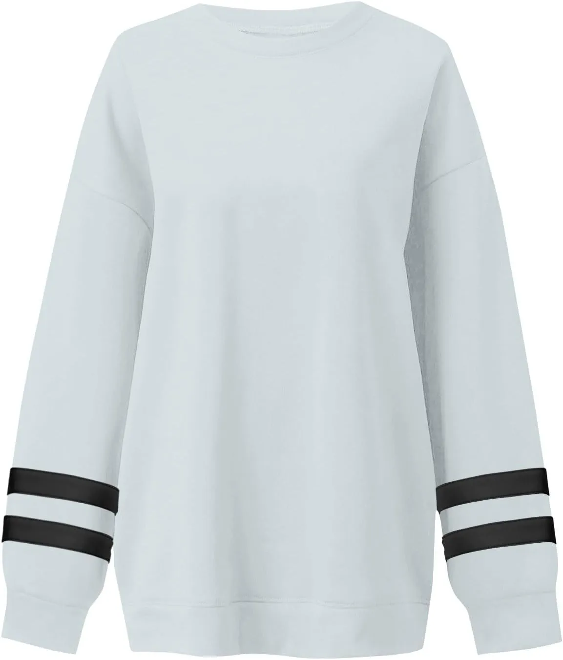 Oversized Sweatshirt For Women Trendy Crewneck Long Sleeve Fall Winter Clothes 2024 Solid Hoodie Pullover