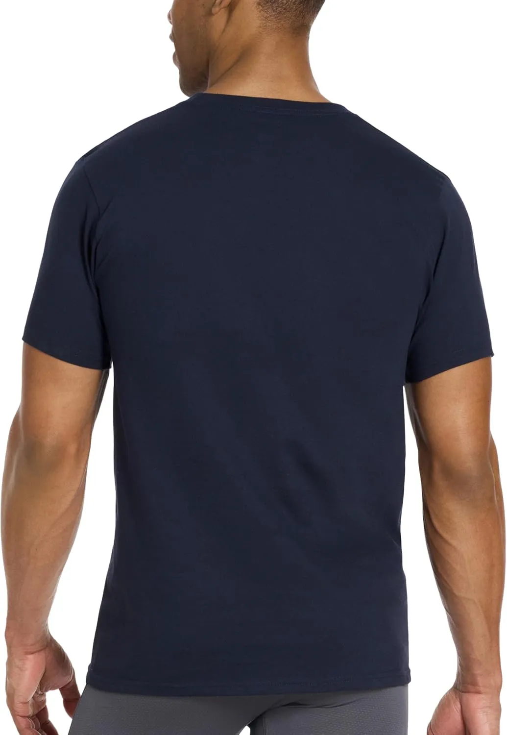 PUMA Men's 4 Pack Cotton Crewneck Short Sleeve T-Shirt