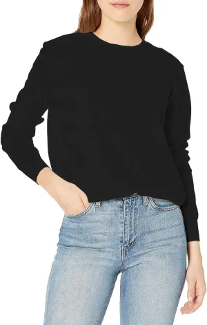 QUALFORT Women's Sweaters Soft Lightweight Knitted Pullover Sweater