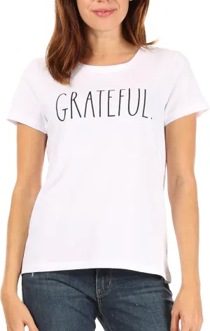 Rae Dunn Graphic Tees for Women, Crewneck Cotton Polyester Short Sleeve T-Shirt, Summer Tops for Women