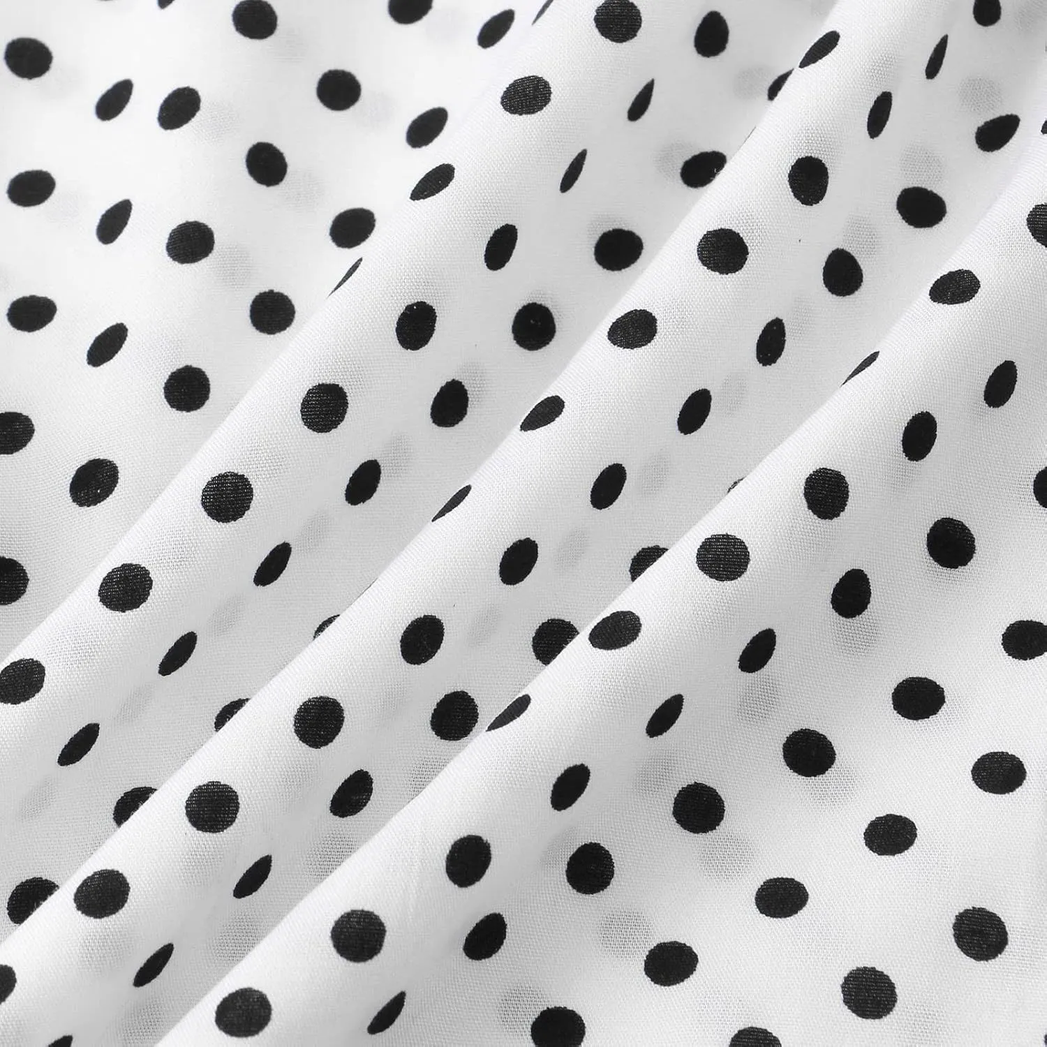 RTRDE Men's Short Sleeve Button Down Shirts Printed Cotton Linen Top Polka Dot Print Lapel Short Shirt Up Shirts