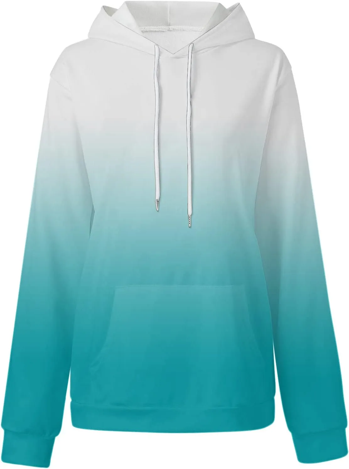 SHAOBGE Oversized Sweatshirt For Women Fall Fashion Long Sleeve Gradient Pullover Casual Loose Graphic Hoodies Y2K Tops