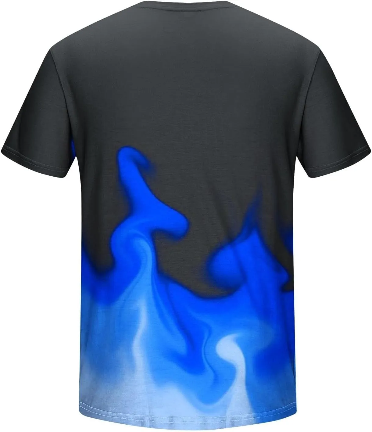 Shirts for Men Fashion Crewneck T-Shirts Moisture Wicking Short Sleeve Shirts Summer Casual Loose Ombre Tee Tops