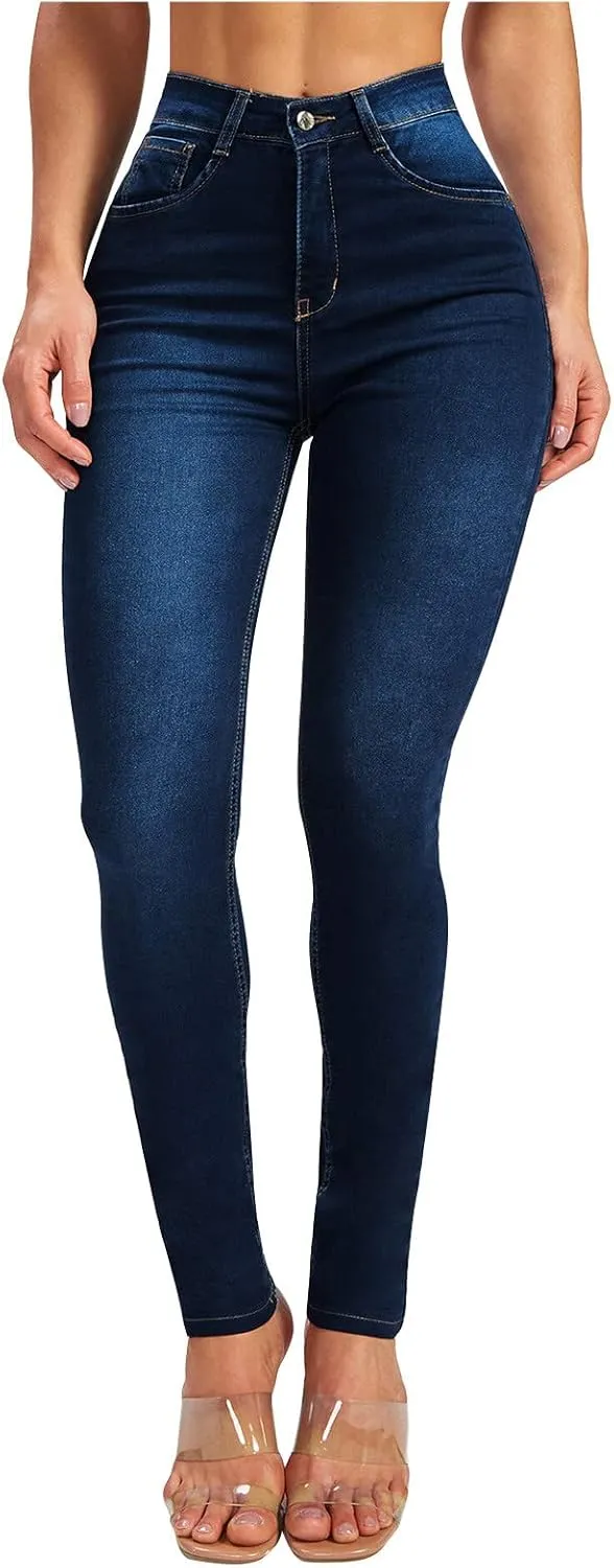 Skinny Jeans for Women 2025 Classic High Stretch Tight Jeans Casual Cozy Denim Pants Fahion Sweet Ankle Jeans Y2k