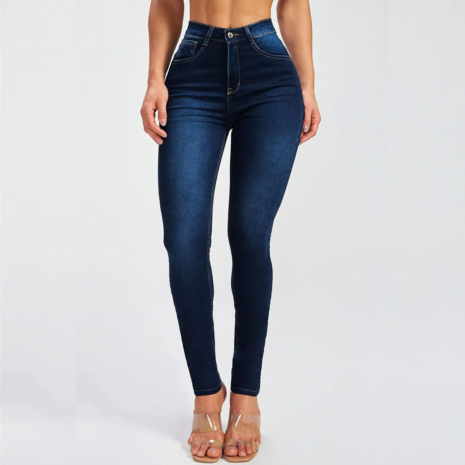 Skinny Jeans for Women 2025 Classic High Stretch Tight Jeans Casual Cozy Denim Pants Fahion Sweet Ankle Jeans Y2k