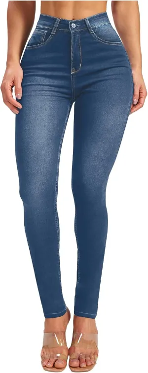 Skinny Jeans for Women 2025 Classic High Stretch Tight Jeans Casual Cozy Denim Pants Fahion Sweet Ankle Jeans Y2k