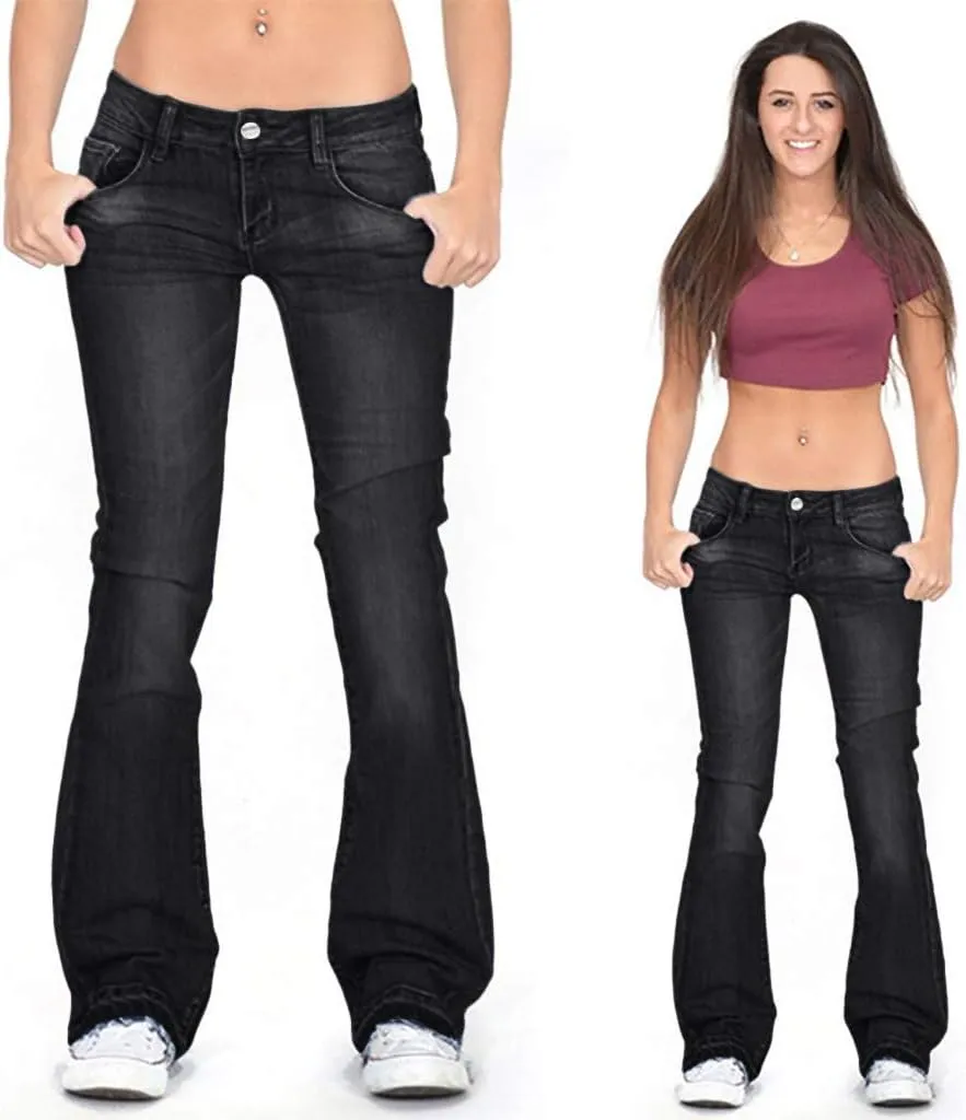 Skinny Jeans for Women Pants Waisted Trousers Jeans Lace Poket Denim Women's Jeans Skinny Jeans for Women Black