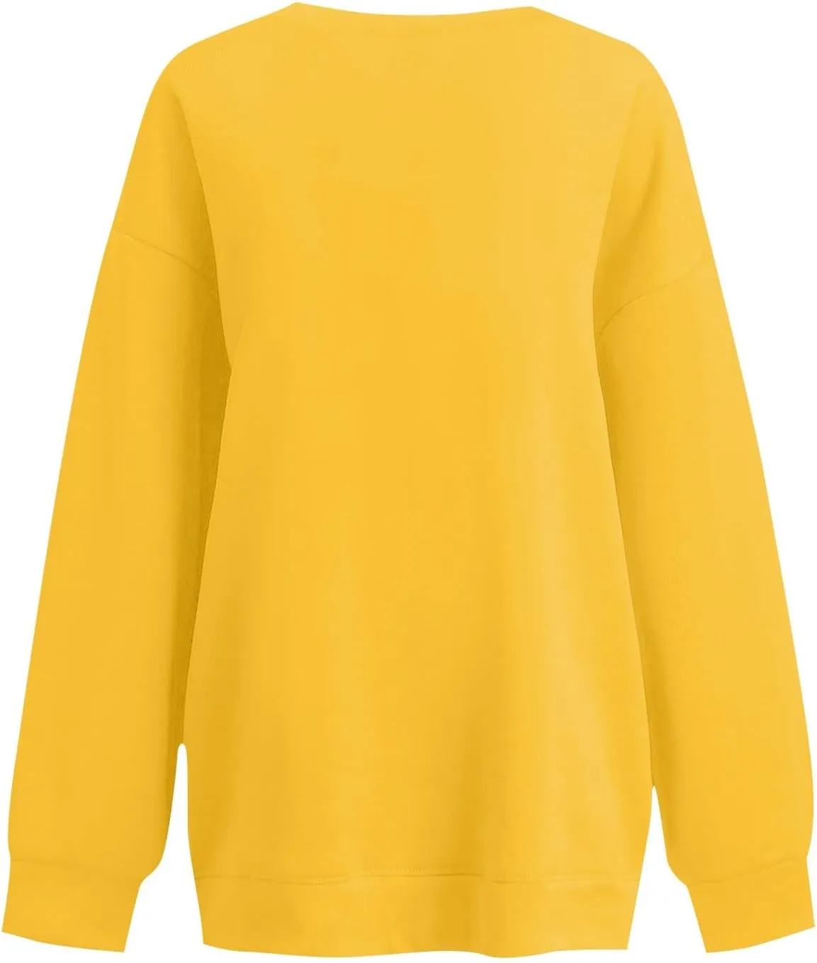 slqdgmryz Oversized Sweatshirt for Women Cute Crewneck Sweatshirts Loose Fit Preppy Fleece Pullover Hoodie Y2k Plain Sweaters