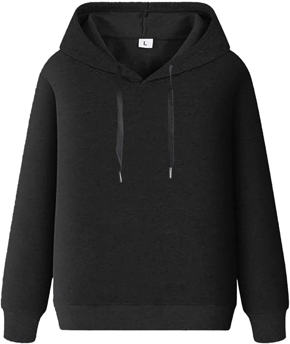 Solid Hoodies for Men Oversized Trendy Long Sleeve Drawstring Hooded Sweatshirts Casual Pullover Tops with Pockets