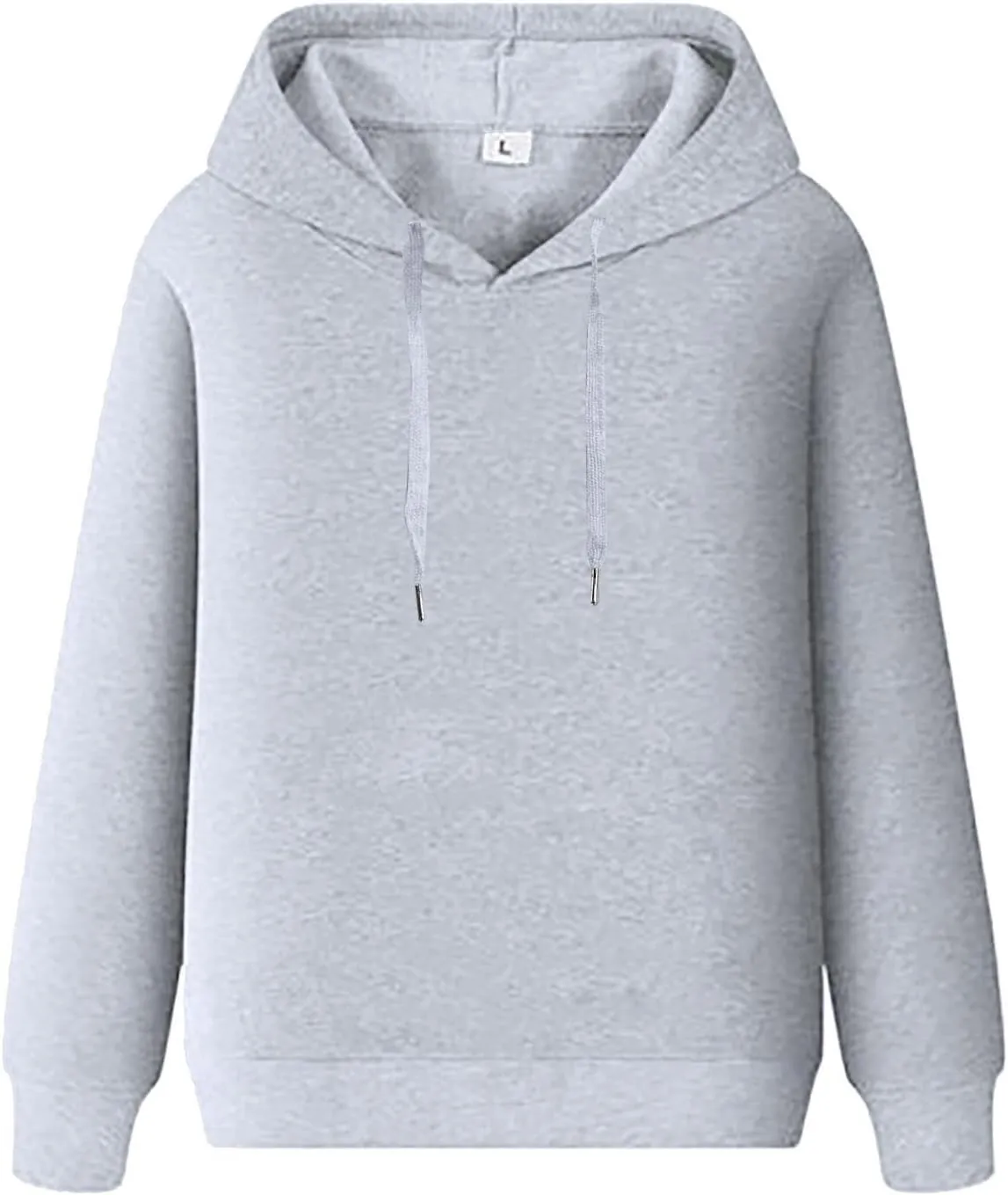Solid Hoodies for Men Oversized Trendy Long Sleeve Drawstring Hooded Sweatshirts Casual Pullover Tops with Pockets