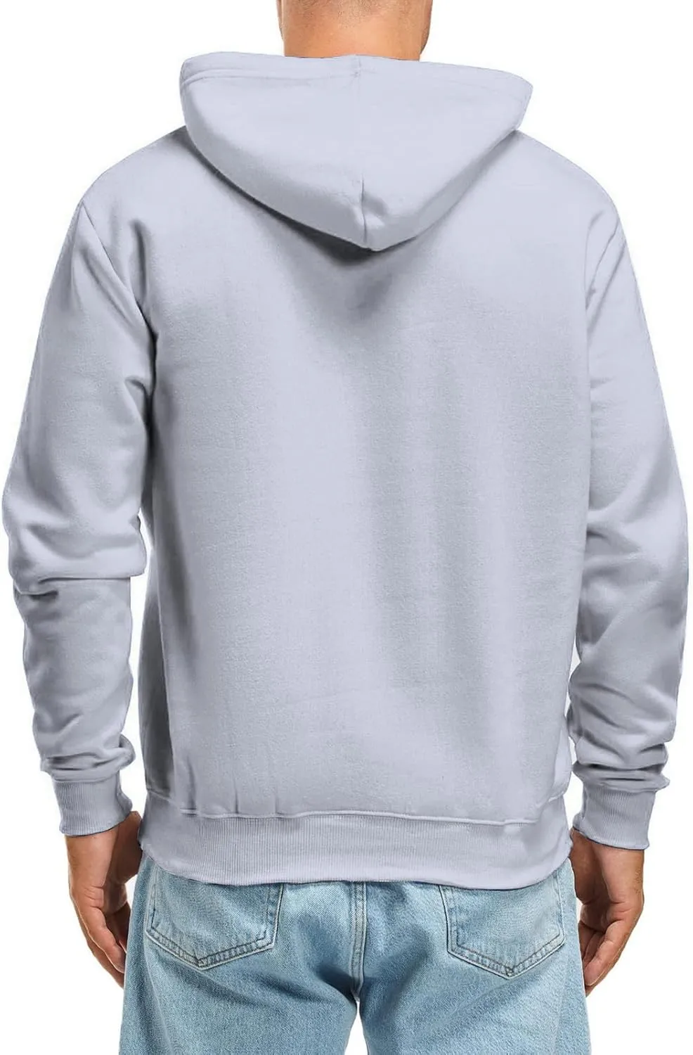 Solid Hoodies for Men Oversized Trendy Long Sleeve Drawstring Hooded Sweatshirts Casual Pullover Tops with Pockets