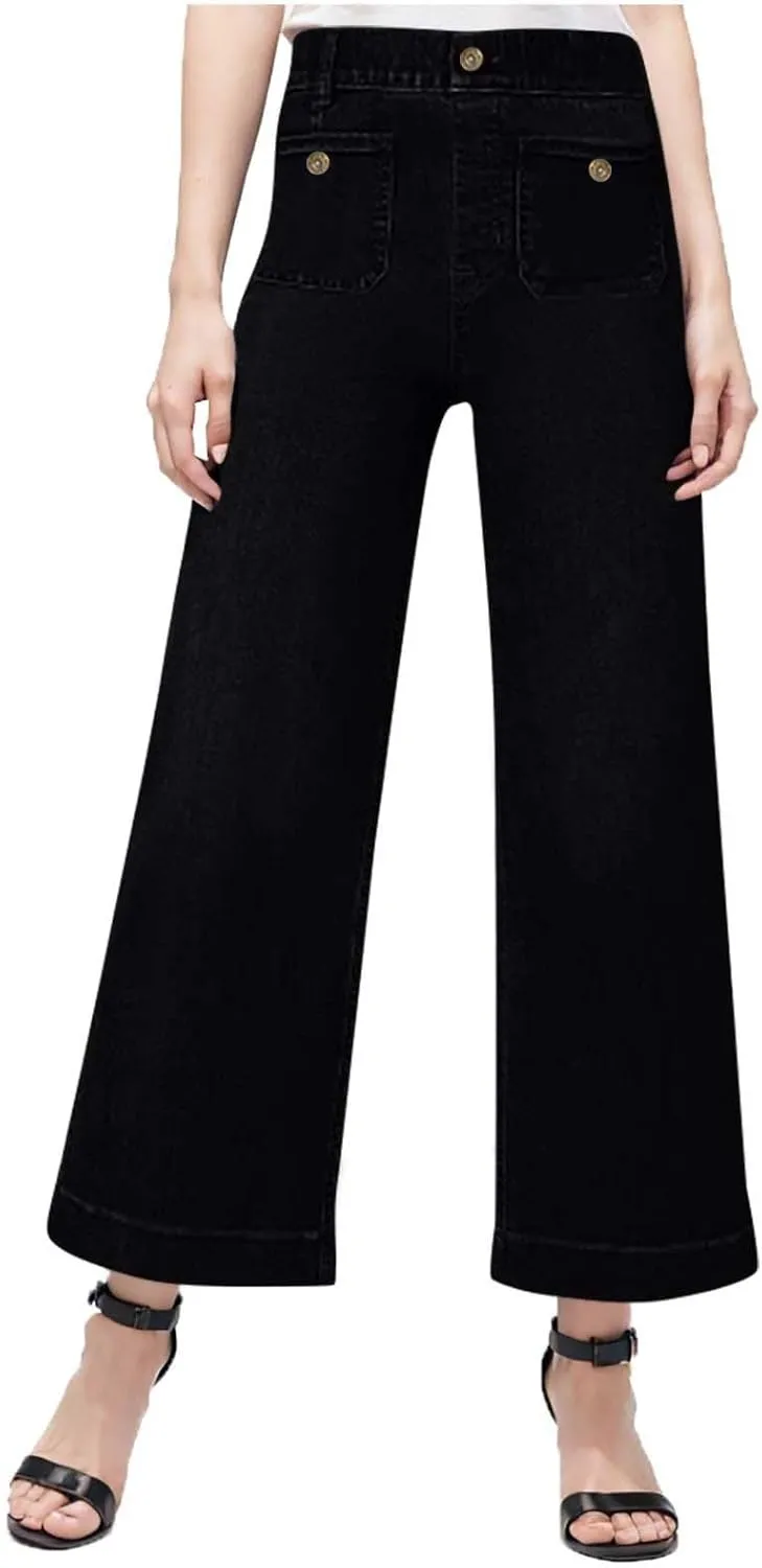 Stretchy Jeans for Women Y2k High Waisted Flare Jeans Fashion Straight Leg Denim Pants Totally Shape Bootcut Jeans