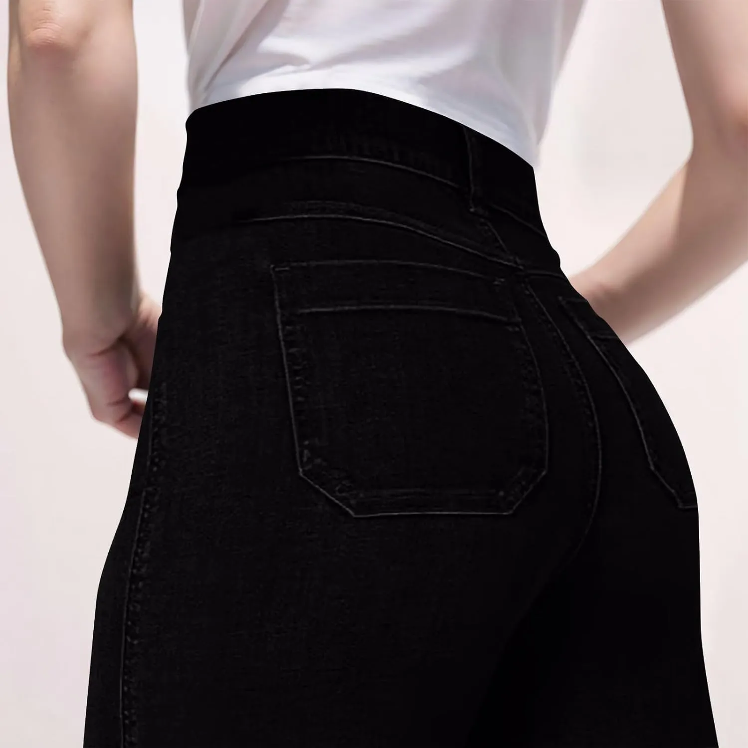 Stretchy Jeans for Women Y2k High Waisted Flare Jeans Fashion Straight Leg Denim Pants Totally Shape Bootcut Jeans