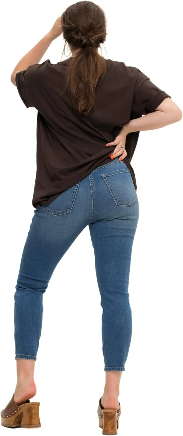 Studio Untold Womenswear Plus Size Curvy Stretch Fit Skinny Jeans 829939