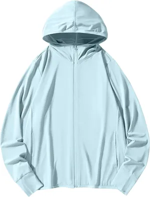 Sun Shirts for Women UV SPF UPF 50  Long Sleeve Rash Guard Running Hoodies Lightweight Quick Dry Outdoor Breathable Tops