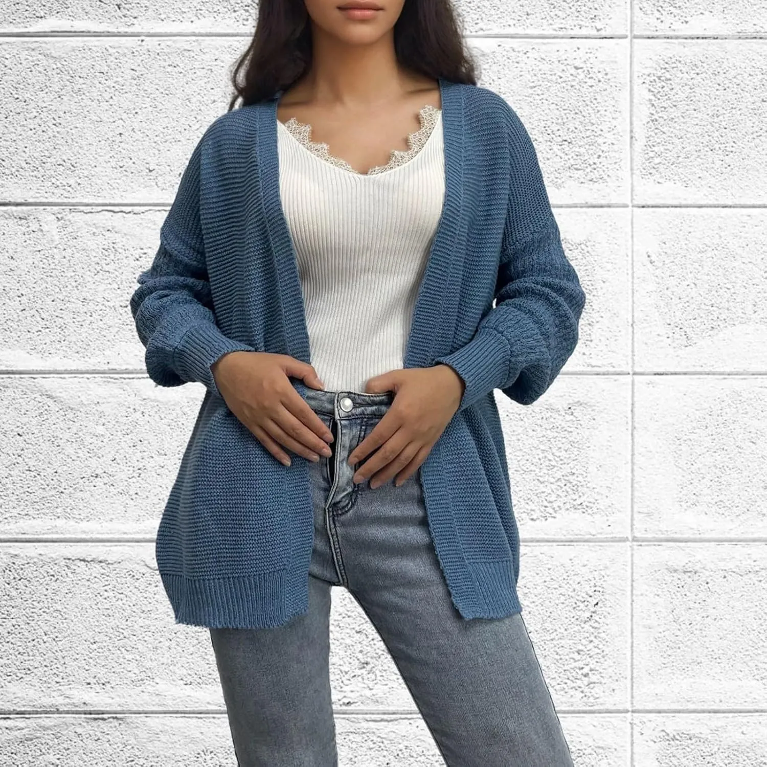 Sweaters For Women Sweater Cardigan Knitted Cardigan Sweaters For Women Chunky Knit Cardigan Short Women'S Sweaters