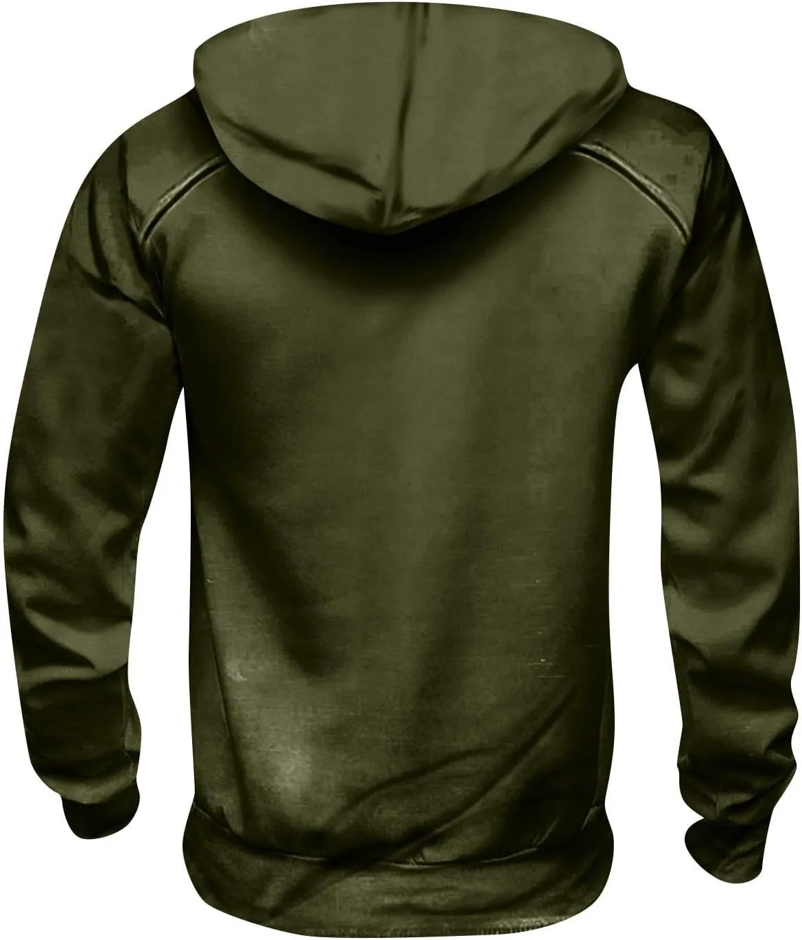 Tactical Hoodies for Men Long Sleeve Outdoor Sweatshirt Vintage Sweatshirt Solid Drawstring Hoodie with Pocket