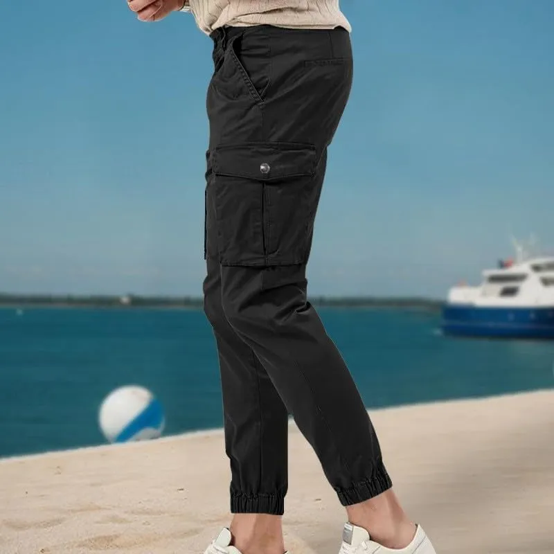 Tactical Work Cargo Pants for Men Ripstop Waterproof Stretch Pants Pockets Relaxed Fit Utility Outdoor Apparel