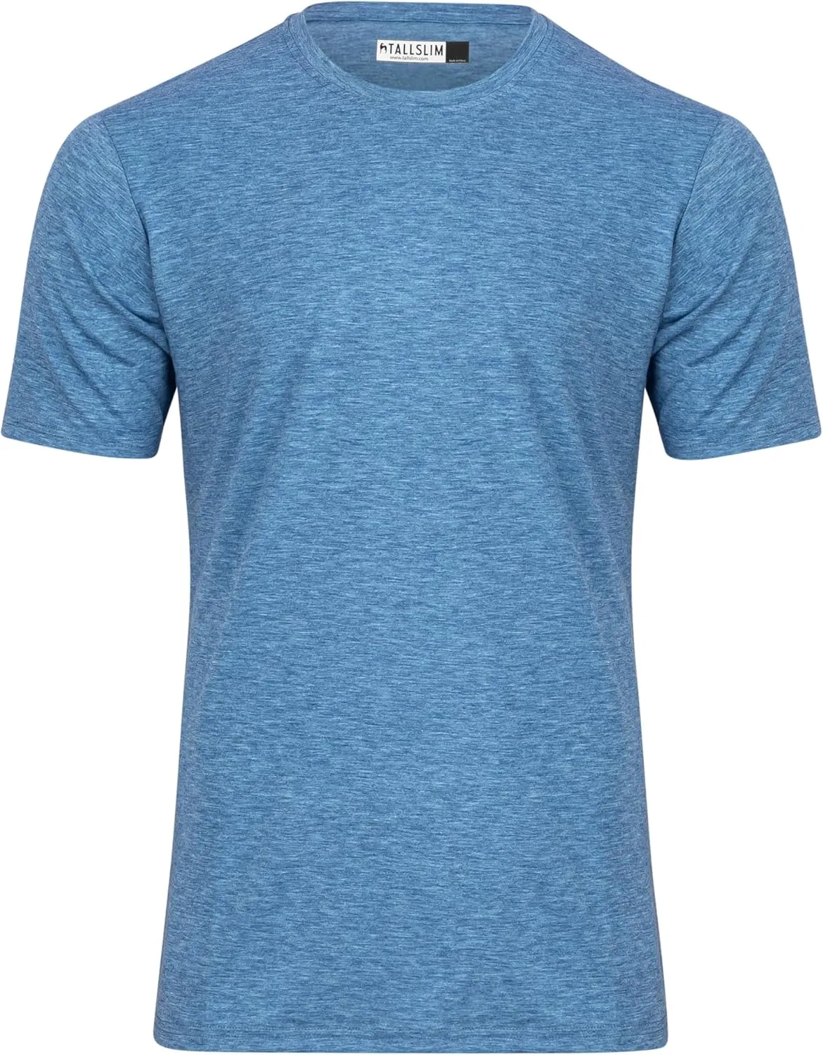 TallSlim Men's Tall Slim-Fit Short Sleeve Crewneck T-Shirt - Extra Long, Slim Fit, Preshrunk Easy Care