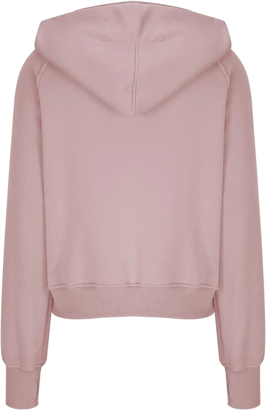 TANGNADE Hooded Sweatshirts Women Half Zip Cropped Fleece Pullover Quarter Zipper Thumb Hole Hoodies with Pockets