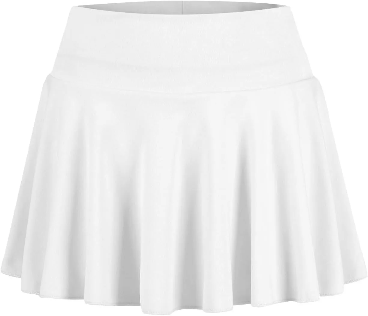 Tennis Skirts for Women with Shorts Underneath Flowy High Waisted Pleated Skirt Athleisure Golf Skort with Pockets