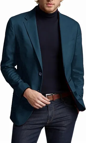 Thatrich Suit Jacket for Men Lightweight Fall Work Tops Long Sleeve Office Shirts Formal Business Casual Shirts Cardigan Coat