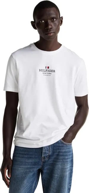 Tommy Hilfiger Men's Short Sleeve Cotton Graphic T-Shirts with Printed Logo