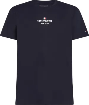 Tommy Hilfiger Men's Short Sleeve Cotton Graphic T-Shirts with Printed Logo