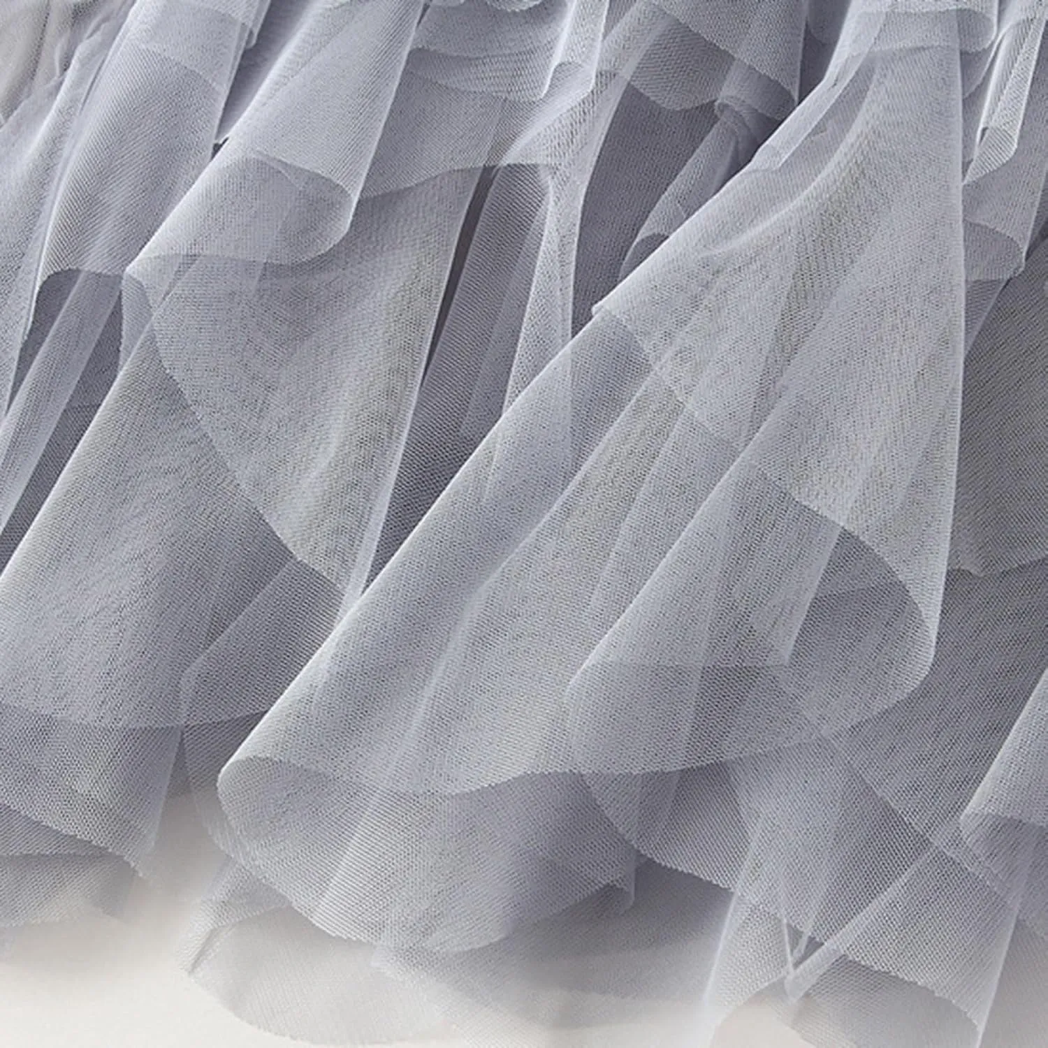 Tulle Skirts for Women A Line Dance Skirts Elastic Waist Flowy Skirts Layered Mesh Skirts Minin Irregular Tutu Skirts
