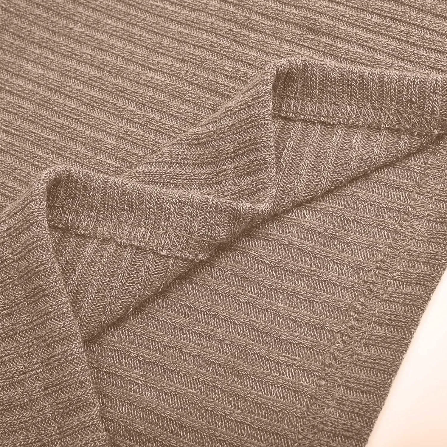 Turtleneck Sweaters for Women Solid Color Sweater Casual Trendy Sweater Loose Fitting Sweaters Trendy Tops for 2024