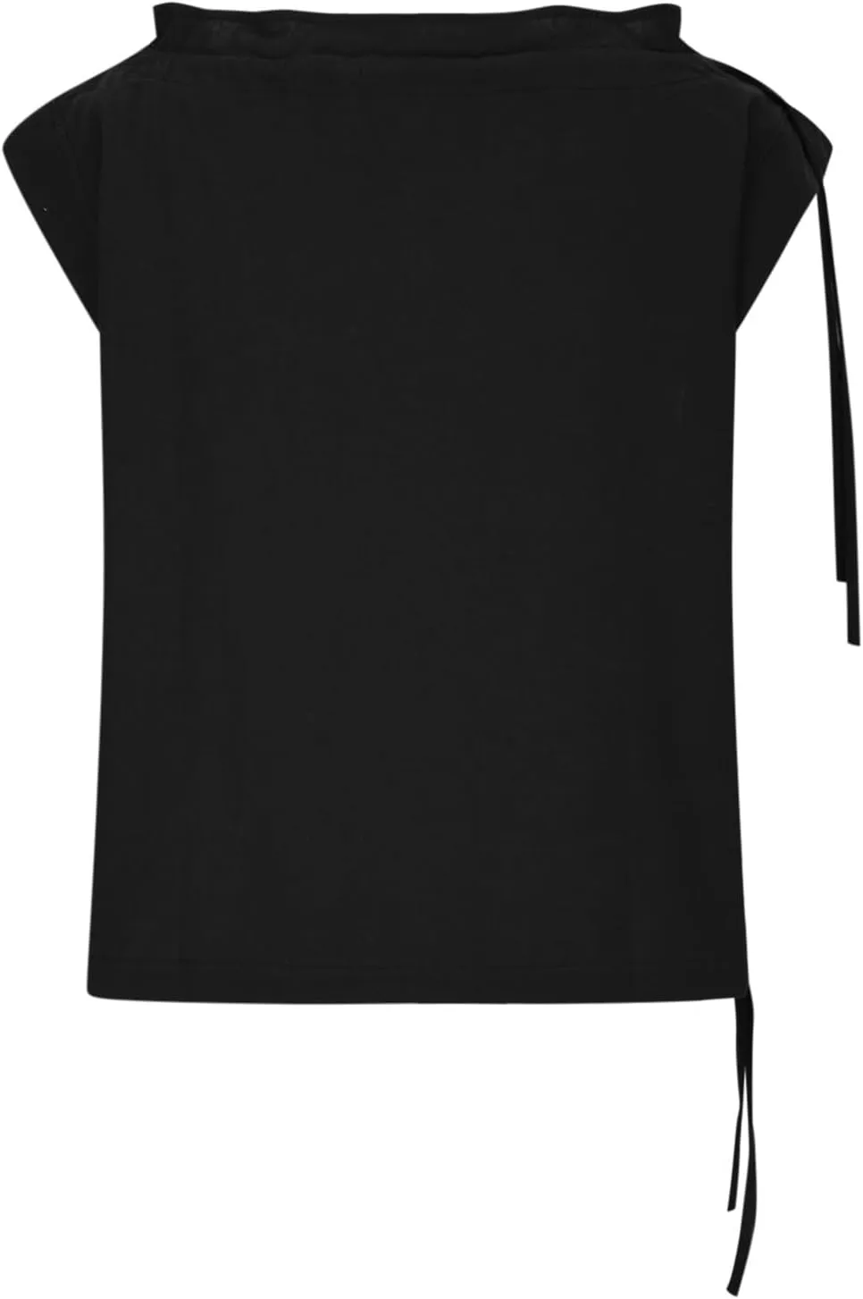 Women Cotton Linen Shirt Ruffle Crew Neck Sleeveless Tank Tops Summer Dressy Casual Loose Fit Blouse Trendy Solid Tee