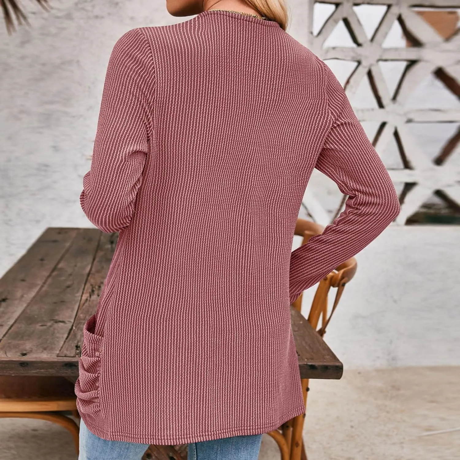 Women Fall Solid Color Open Front Cardigan Lightweight Long Sleeve Pure Color Womens Lightweight Cardigans for Womens Coat