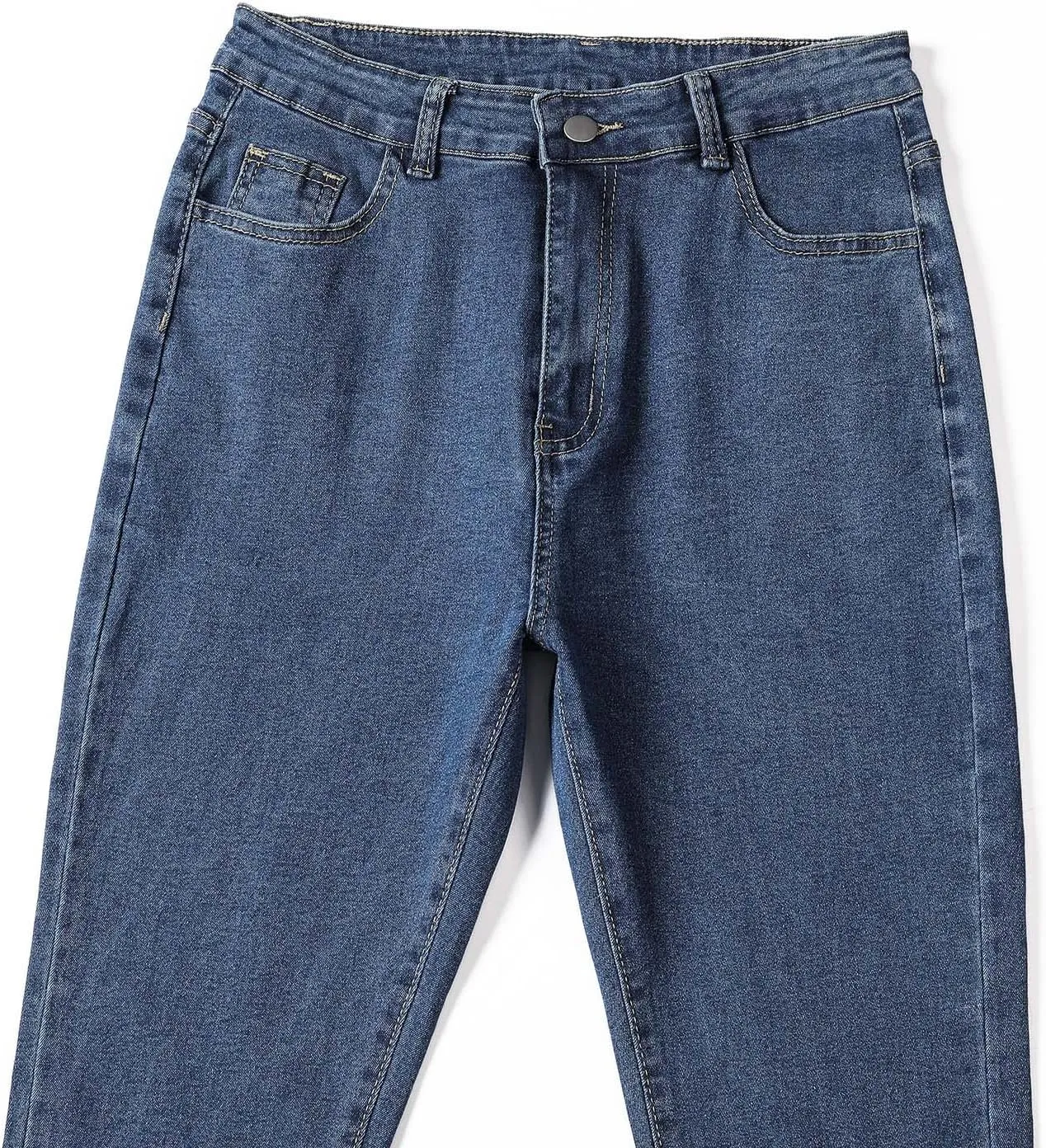 Women Juniors Mid Waist Skinny Fit Bootcut Pants Stretch Comfort Denim Flare Jeans Bell Bottom Jegging Jeans