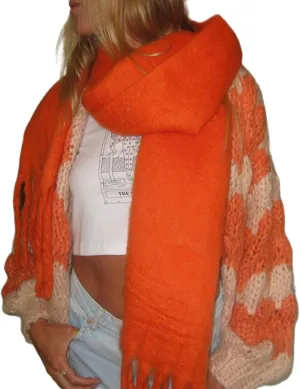 Women Oversized Cardigan Sweaters Color Block Long Sleeve Chunky Knit Sweaters Coat Y2K Open Front Colorful Cardigans
