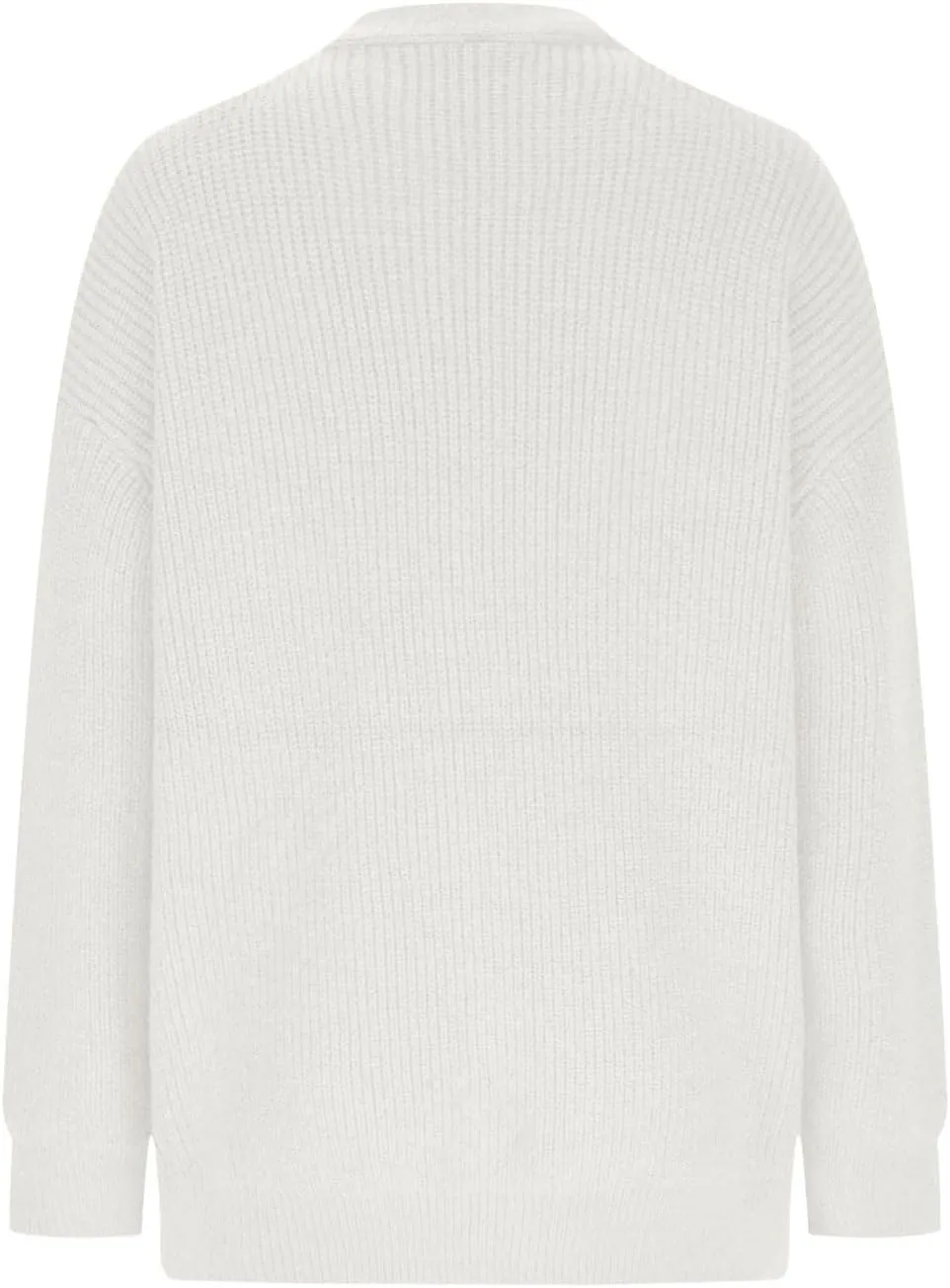 Womens 2023 Fall Sweaters Lightweight Open Front Cardigan Sweaters Button Down Ribbed Knit Sweater Outwear