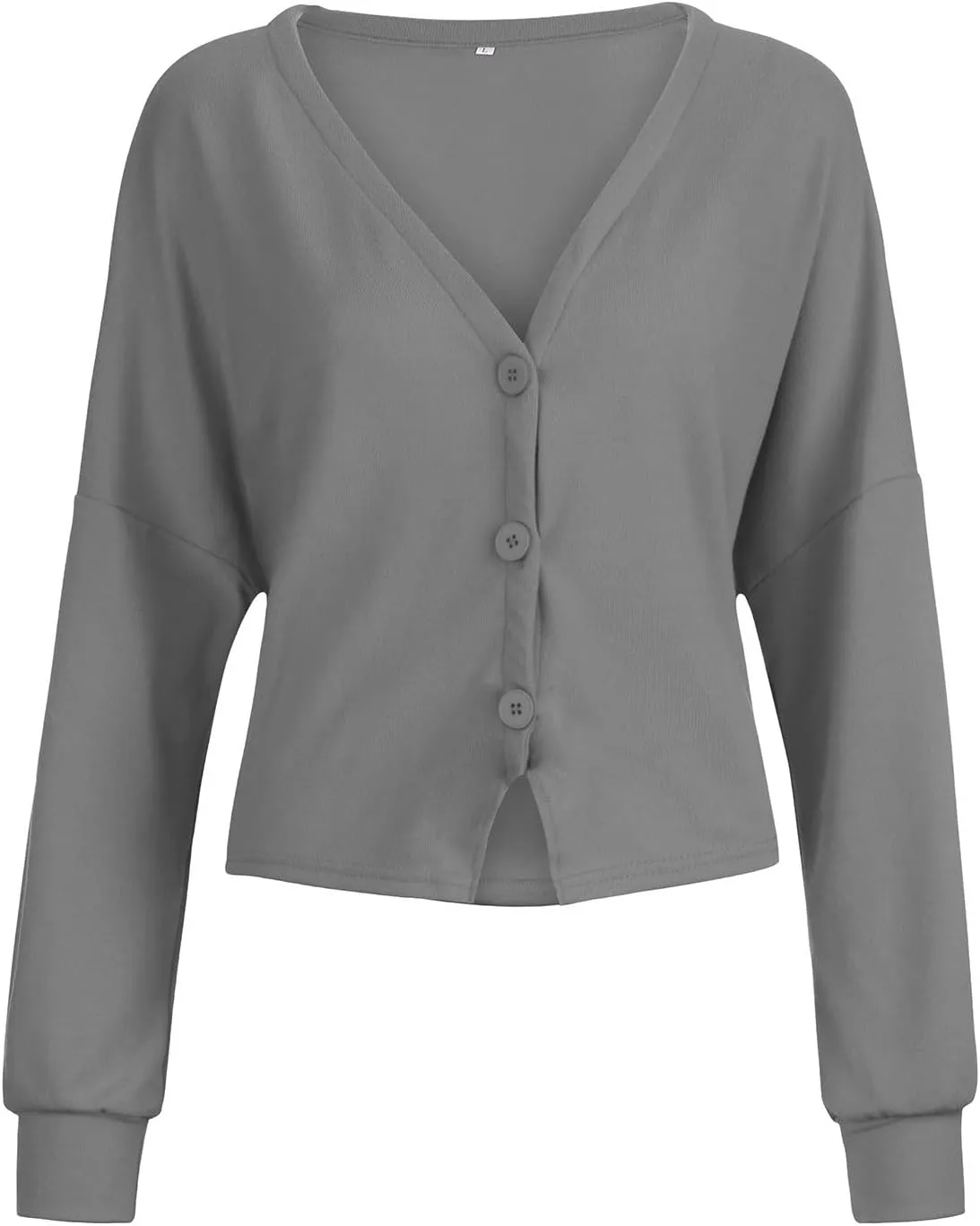 Womens 2023 Fall Sweaters Lightweight Open Front Cardigan Sweaters Button Down Ribbed Knit Sweater Outwear