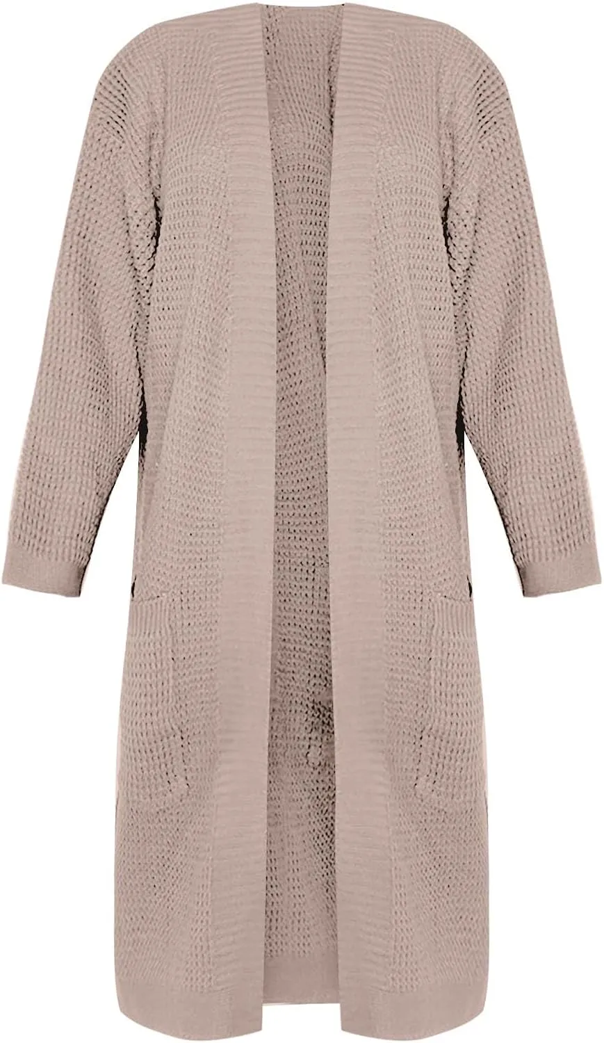 Womens 2023 Fall Winter Long Sleeves Open Front Leopard Print Knitted Sweater Coat Outwear Cable Knit Long Cardigan