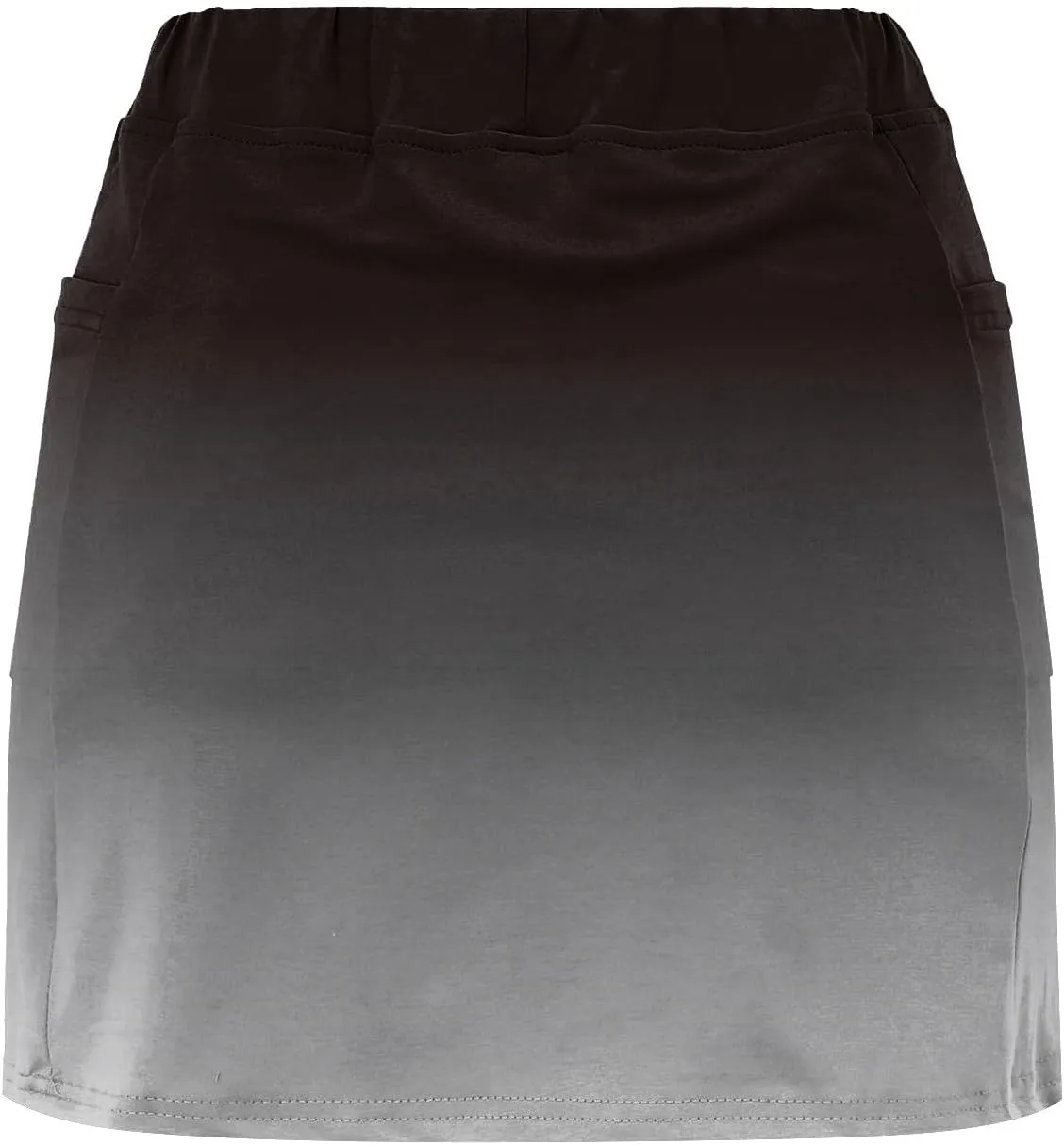 Womens Activewear Pleated Tennis Skirts Fade Pattern Printed Culottes Skinny Mid Waisted Workout Summer Fashion Skirt