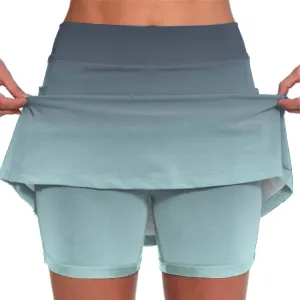 Women's Athletic Skorts with Pockets - High Waist Tennis Golf Skorts Summer Yoga Skirt Stretch Sports Apparel