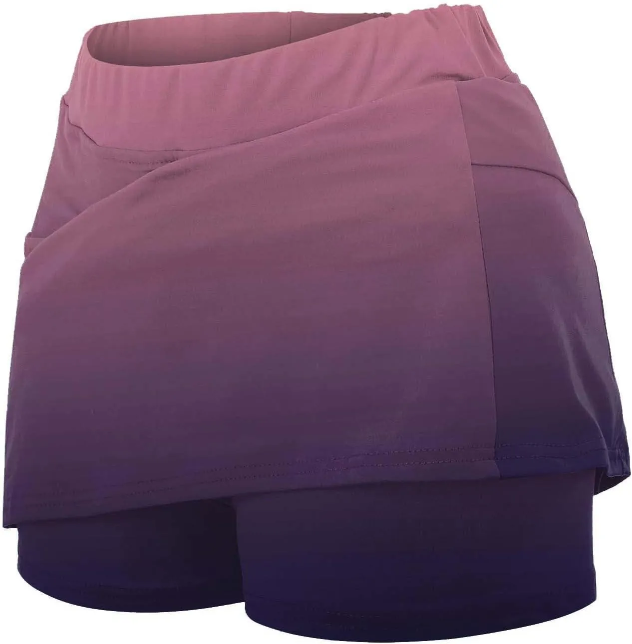 Women's Athletic Skorts with Pockets - High Waist Tennis Golf Skorts Summer Yoga Skirt Stretch Sports Apparel