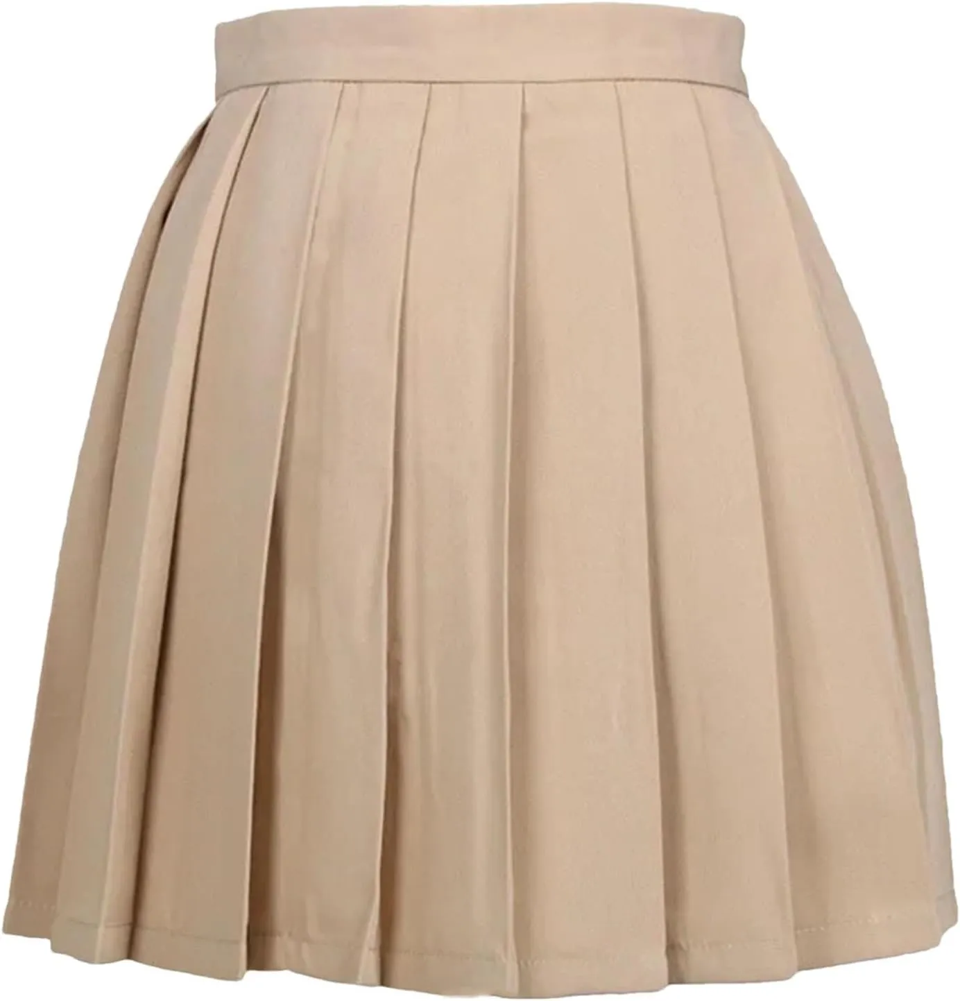 Women's Casual A-Line Cute Mini Skirts Short Skirts for Women High Waist Pleated Skirt