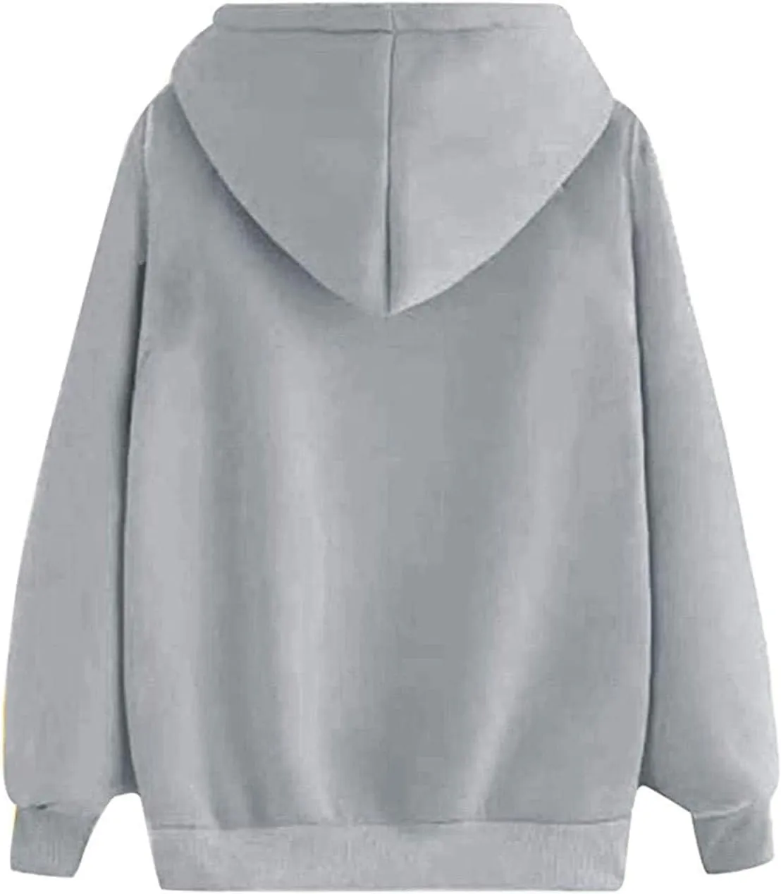 Women's Casual Hoodies Crewneck Sweatshirt 2024 Print Heart Long Sleeve Sweater Pullover Fall Outfits with Pocket