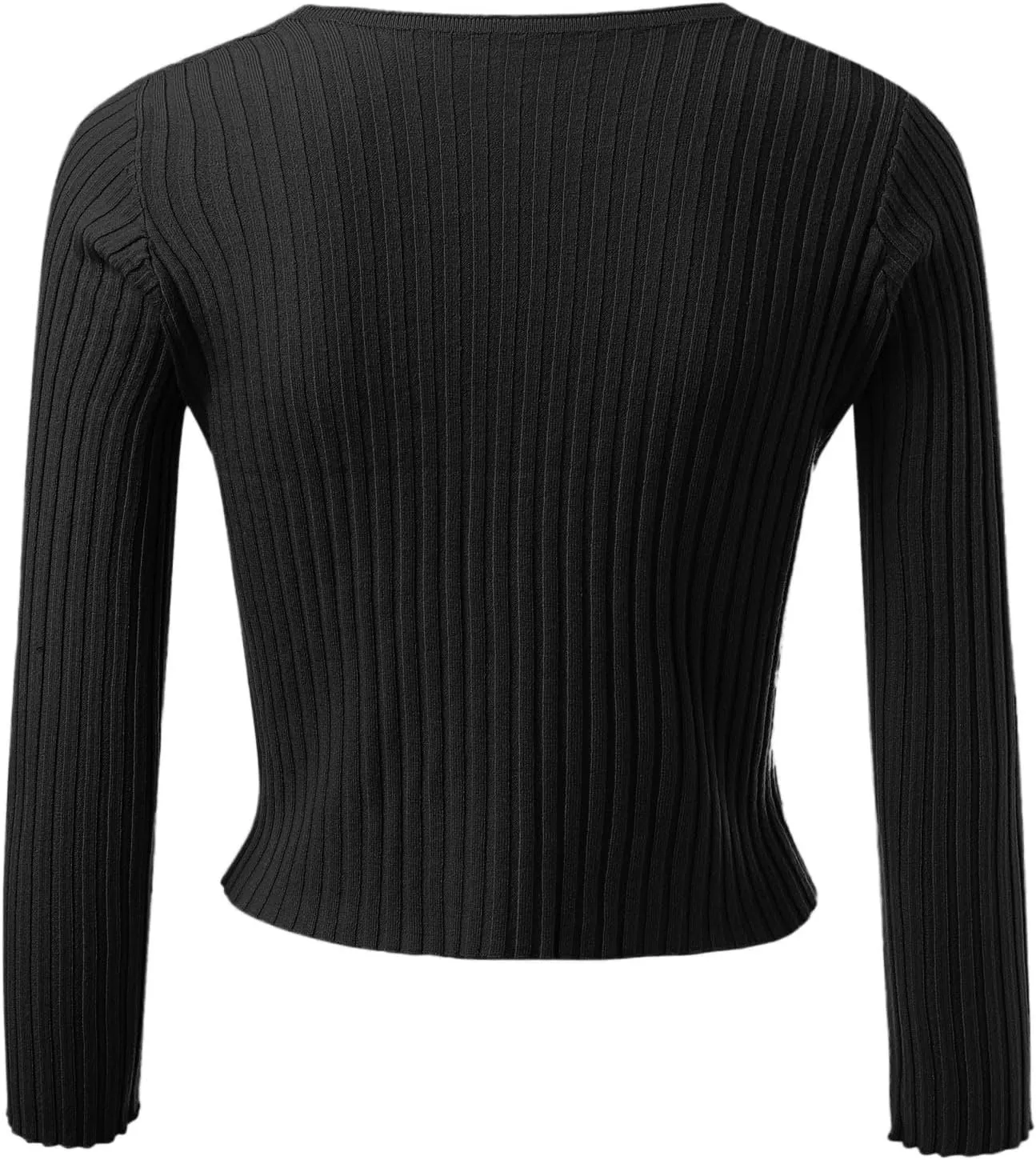 Womens Cropped Cardigan Long Sleeve Lightweight Crochet Knit Sweater Tops Cardigan Sweater 2023 Fall Open Front Shirts