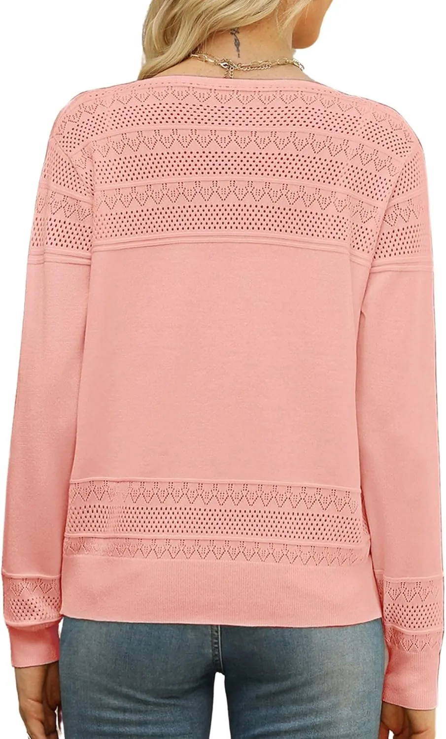 Women's Cropped Cardigan Sweaters Long Sleeve V-Neck Button Down Lightweight Sweaters